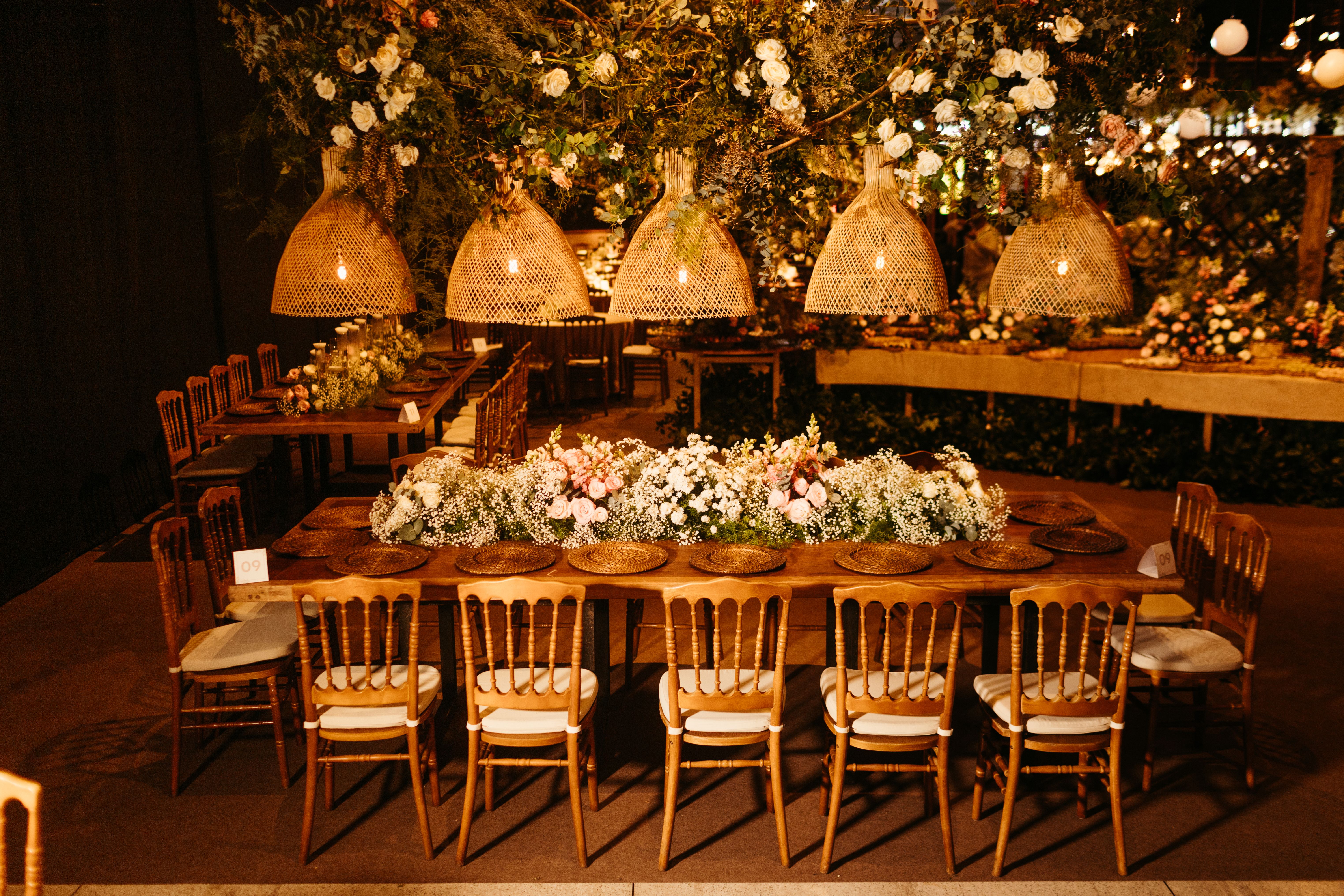 Elegant event hall setup at Los Potrillos, Salisbury NC