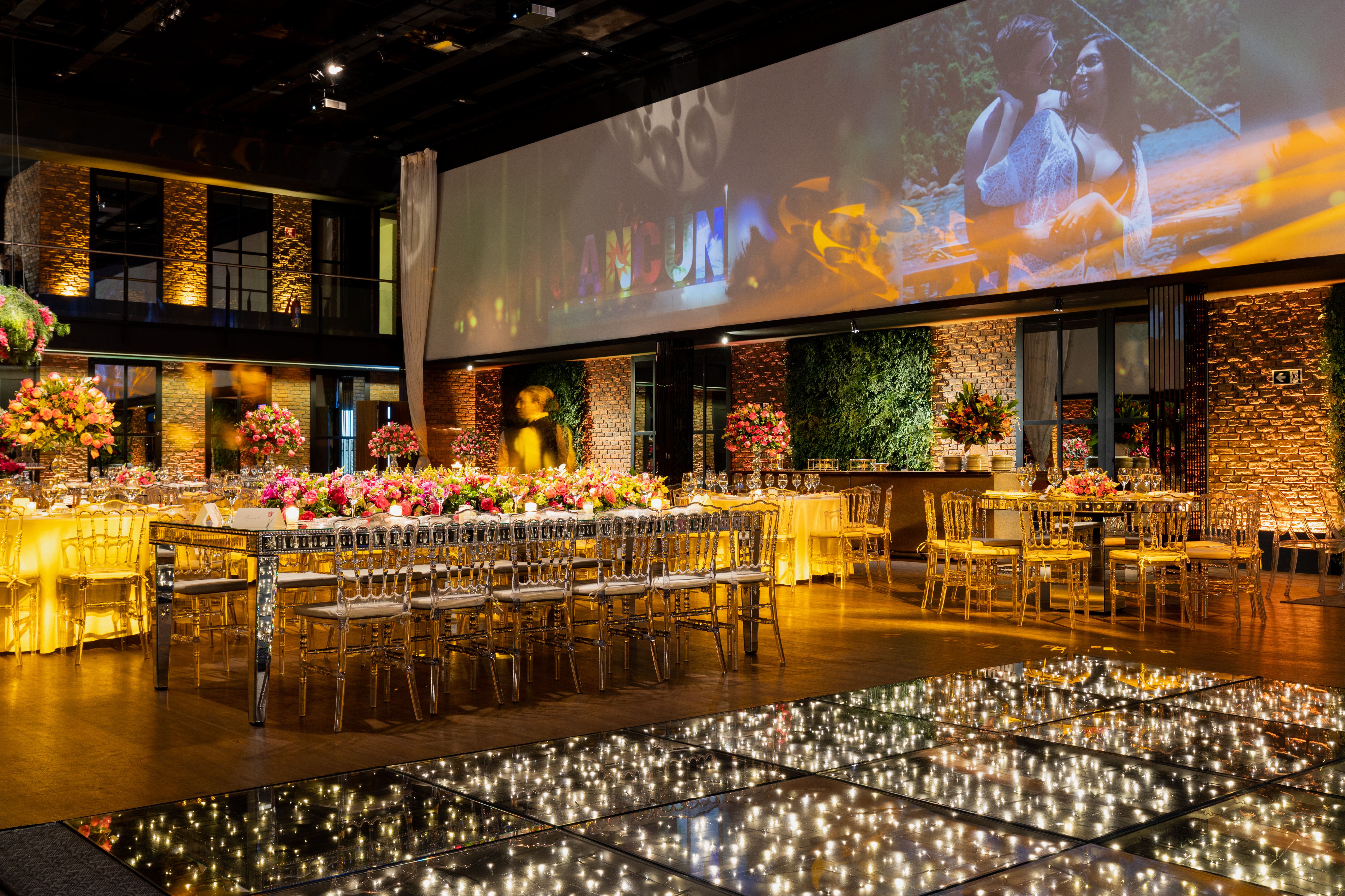 Spacious banquet hall at Los Potrillos Event Center